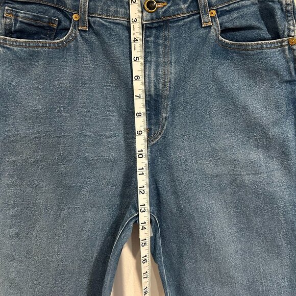 Khaite Benny High-Rise Straight Leg Jeans Size: L | US 31 - Picture 6 of 8